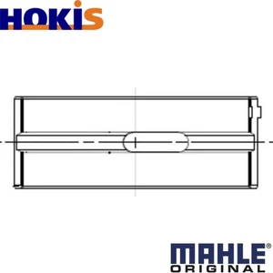 CRANKSHAFT BEARINGS 001 HL 21956 025 FOR MERCEDES-BENZ OM651.924/957/955 2.1L - Picture 1 of 9