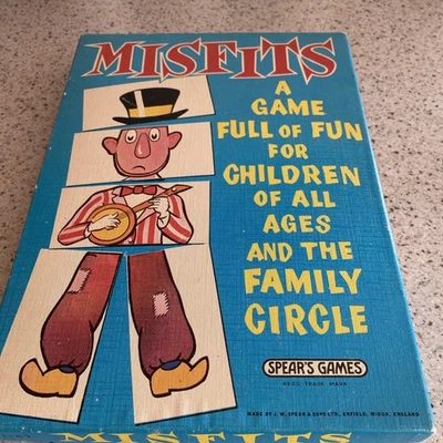 Misfits Board Game Spears Character Match Making Vintage 1964 60 cards - Image 1 of 4
