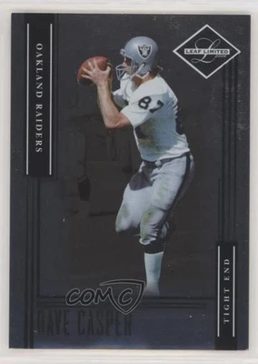 2006 Leaf Limited /799 Dave Casper #120 HOF - Image 1 of 2