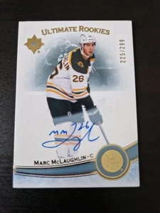 Marc McLaughlin 2022-23 Upper Deck Ultimate Collection Hockey RC Autograph Card - Picture 1 of 2