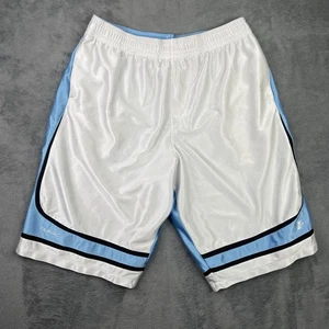 Pantalones Cortos De Colección Reebok Para Hombre XL Blanco Azul I3 Allen Iverson Baloncesto Malla Completa Forrados - Imagen 1 de 15