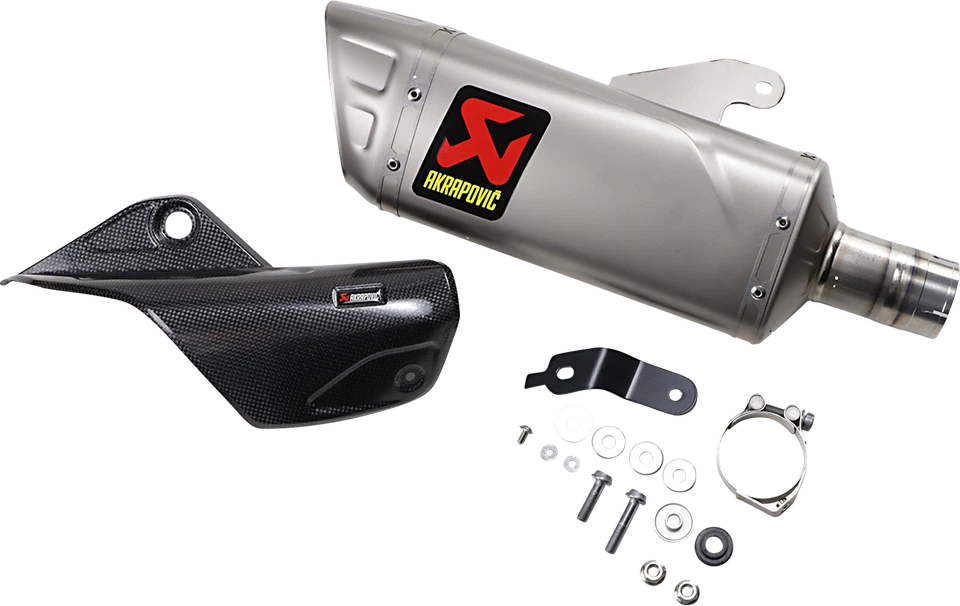 Silenciador sin cordones de titanio Akrapovic modelos Yamaha YZF-R1 2015-2025 Foto 1 de 1
