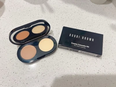 Bobbi Brown Creamy Concealer kit ~ WARM HONEY/PALE YELLOW ~ Full Size NIB - Image 1 of 4