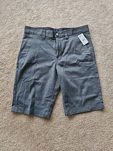 Volcom Men's Vmonty Stretch Chino Short  Charcoal Heather Gray Size 31 NEW - Picture 1 of 4