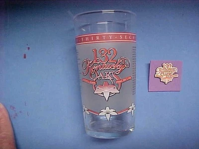 2006 Kentucky Oaks glass & Beautiful Pin.Rare. Not Derby - Image 1 of 3