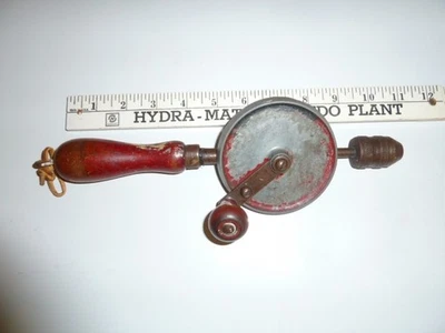 Taladro manual, taladro manual estilo batidor de huevos Fulton, 5590-2, hecho en EE. UU. Foto 1 de 4