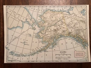 Vintage Color ALASKA Print Plate 5.5" x 8.5" Unframed - Picture 1 of 5