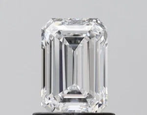1.02ct D-VVS 2 Emerald Cut Diamond, IGI Certified Diamond, CVD Lab Grown Diamond - Picture 1 of 8