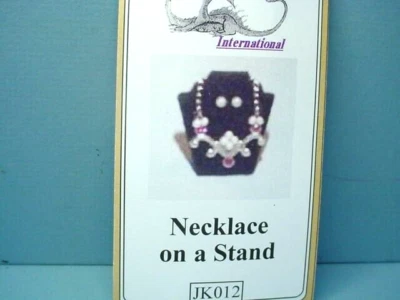 Miniature Necklace on Stand Kit #JK012 Dragonfly Int'l 1/12 Scale