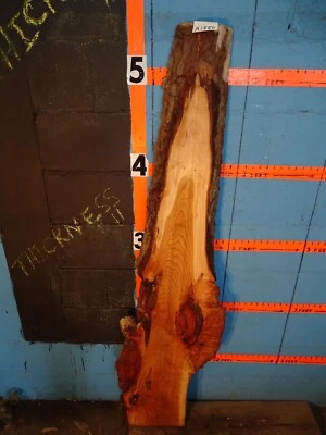 A1850 1 1/2" GROSOR cereza burl borde vivo losa horno secado cepillado Foto 1 de 4