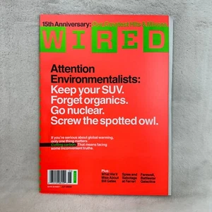 Wired Magazine June 2008 Attention Environmentalists 15th Anniversary - Picture 1 of 3