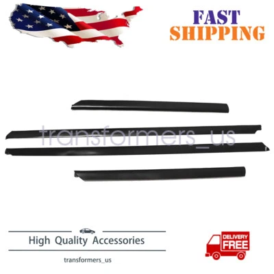 Fits For 1996-2001 AUDI A4 Quattro 4Pcs NEW Lower Side Door Molding Trim Cover - Image 1 of 4