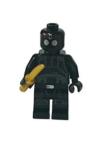 Lego Minifigure vtg mini figure building blocks Ninjago Ninja Black Knife Mask - Picture 1 of 3