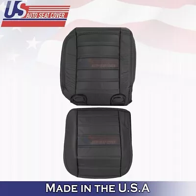 2003 to 2007 FOR Hummer H2 REAR Passenger Bottom & Top Leather Cover Black - Image 1 of 4