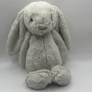 NEU MIT ETIKETT NICHT MEHR PRODUZIERT Jellycat Bashful Haferflocken Hase Stofftier Medium 12 Zoll - Bild 1 von 6