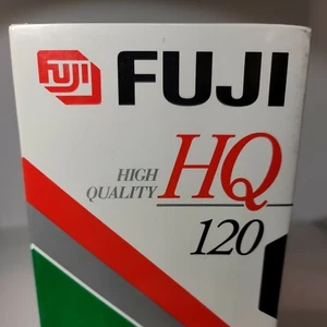 Fuji HQ T-120 New Sealed Blank 6 Hour High Quality VHS tape vtg 80s nos Japan - Picture 1 of 6