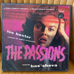 THE PASSIONS LES BAXTER VINYL 10" RECORD ALBUM BOX BOOKLET PLAY TESTED RARE 1954 - Picture 1 of 11