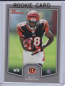 A.J. GREEN ROOKIE CARD 2011 Bowman AJ TARGET INSERT RC Cincinnati Bengals LE - Picture 1 of 2
