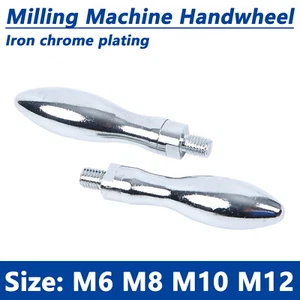 M6/M8/M10/M12 Male Thread Grinding Machine Handwheel Metal Revolving Handle - Picture 1 of 7