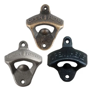 Wand Flaschenöffner Vintage Bier Soda Flaschenöffner für Küche Bar Haus - Bild 1 von 10