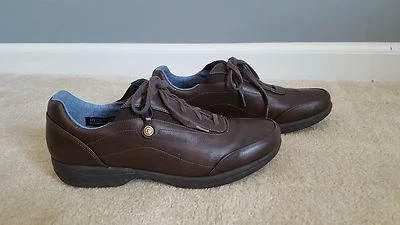 Rockport Waterproof Hydro-Shield Brown Leather Lace-Up Oxford Shoes Size 7.5 EUC - Image 1 of 4