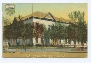Capitol At Pierre South Dakota Gold Embossed Postcard - Picture 1 of 2