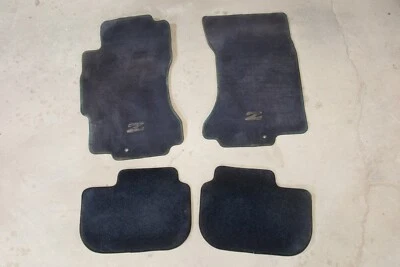 90-96 NISSAN 300ZX NON TURBO FRONT REAR FLOOR MATS CARPET 2+2 SEATER OEM MAT - Image 1 of 4