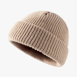 Cuff Beanie Knit Hat Cap Slouchy Skull Ski Men Women Plain Winter Warm Hats
