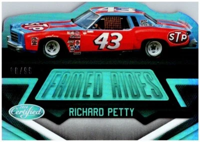  2016 Certified Famed Rides Mirror Silver #2 Richard Petty 98/99 - Image 1 of 2