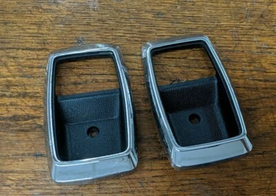 1981 1982 Ford Tempo Mercury Lynx отделка внутренней дверной ручки ободок хром - Изображение 1 из 3