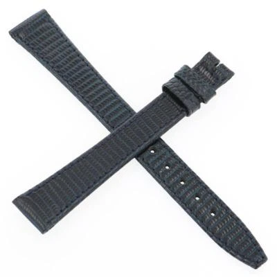 Gucci 13mm Navy Genuine Leather Regular W Buckle No FreeShip Watch Band MT2625 - Image 1 of 2