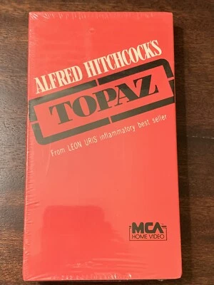 Alfred Hitchcock's Topaz VHS factory sealed with MCA watermarks 1985 copyright - Image 1 of 4