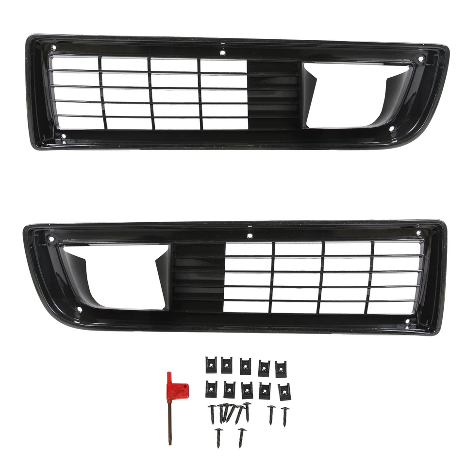 Parrilla de parachoques delantero izquierda + derecha para Pontiac Firebird 1979 1980 1981 transmisión automática Foto 1 de 4