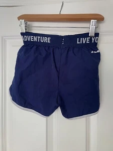 Eddie Bauer Girls Running Shorts, XS, Blue, Built In Brief Adventure Active - Picture 1 of 5