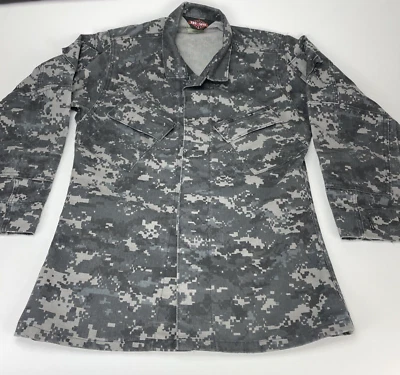 Tru Spec Digital Woodland Camo BDU Shirt Mens XSmall Regular Tactical - Image 1 of 4