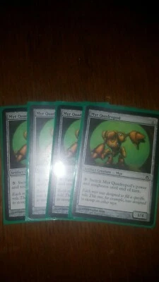 Magic the Gathering Myr Quadropod card x4 LP - Image 1 of 3