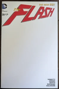 THE FLASH #39 2015 BLANK VARIANT SKETCH COVER DC NEW 52 RARE - Picture 1 of 1
