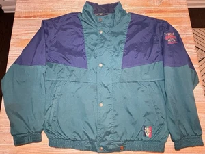 Sunice Golf Classic Zip Up Snap Button Windbreaker Jacket Sz L Legends Chateau - Picture 1 of 20