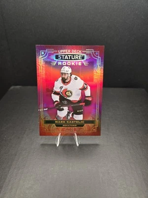 2022-23 Upper Deck Stature Photo Variant RC Mark Kastelic #134 31/33- Senators - Image 1 of 2