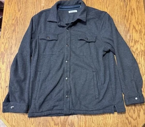 Tommy Bahama Palmdale CPO Shirt Jacket Charcoal Size Xl - Picture 1 of 5