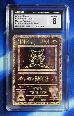 CGC 8 Ancient Mew MOVIE 2000 HOLO Black Star Promo Pokemon Card 089 Nm Mint - Image 1 of 4