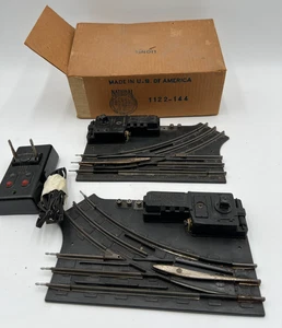 Vintage LIONEL Nº 1122 Interruptores de control remoto sin descarrilamiento “027” con caja - Imagen 1 de 22
