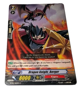 Vanguard Cardfight!! Dragon Knight Berger BT02/060EN C TCG Trading Card Game  - Picture 1 of 10