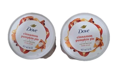 2x Exfoliante Corporal Dove Edición Limitada Vacaciones Navidad Canela Calabaza Pastel, 15oz Foto 1 de 3
