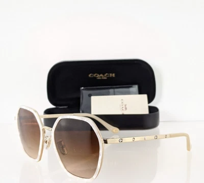 Nuevas gafas de sol Coach auténticas HC 7167 944374 crema perla 56 mm Foto 1 de 4