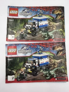 Lego Jurassic World 75917 Booklet 1&2 Instructional Manual Only - Bild 1 von 6