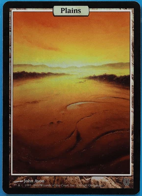 Plains FOIL Unhinged HEAVILY PLD Extended / Full Art Textless (506016) ABUGames - Image 1 of 2