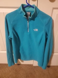North Face womens m/m green fleece - Picture 1 of 6