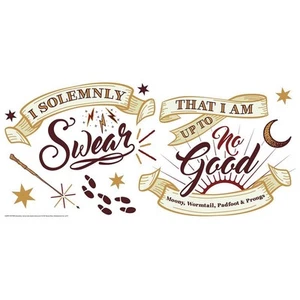 RoomMates RMK3607GM Harry Potter Marodeur's Map Zitat abziehen und kleben Riesenwa... - Bild 1 von 3