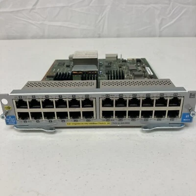 HP ProCurve Gig-T PoE E5406 zl Switch Module J9534A 5064-2002 A-5333-D3 BAD POE - Image 1 of 4